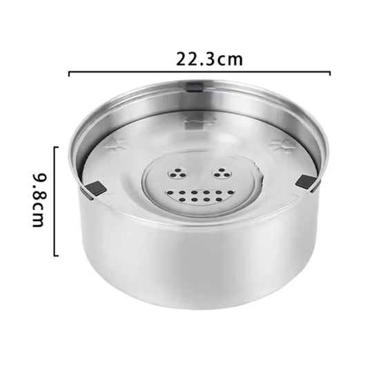 Splash-Free Floating Disk Dog Bowl