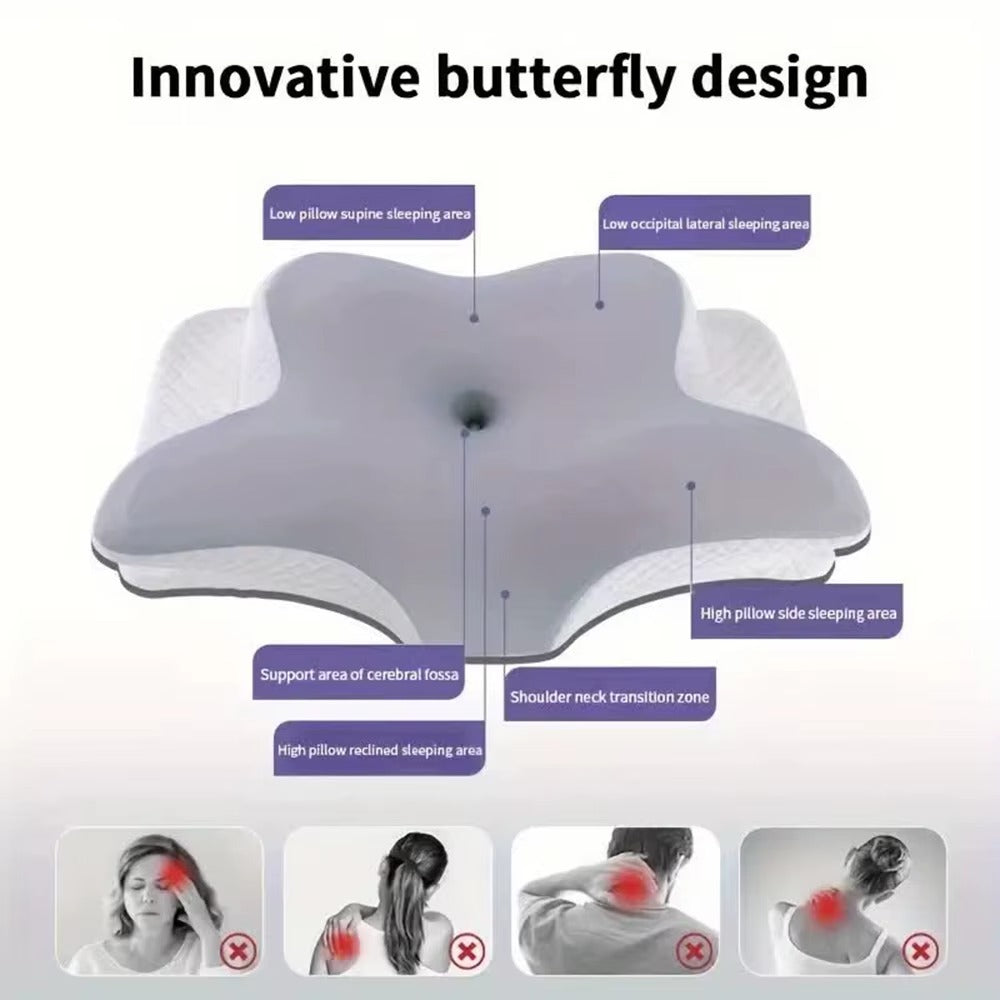 CervicalRest Butterfly Memory Foam Pillow
