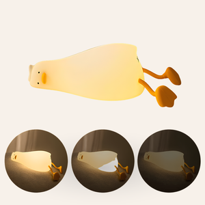 Duck Rechargeable LED Night Light Pat Silicone Lamp