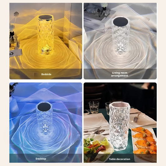 Crystal Diamond Touch Control Lamp
