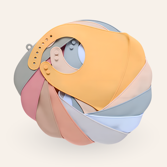 SiliconeBite Waterproof Baby Eating Bibs