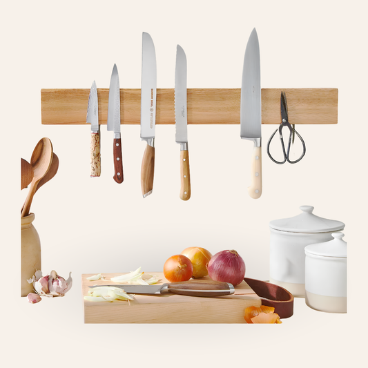 Magnetic Bamboo Knife Block Strip