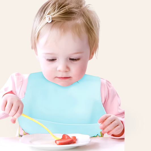SiliconeBite Waterproof Baby Eating Bibs