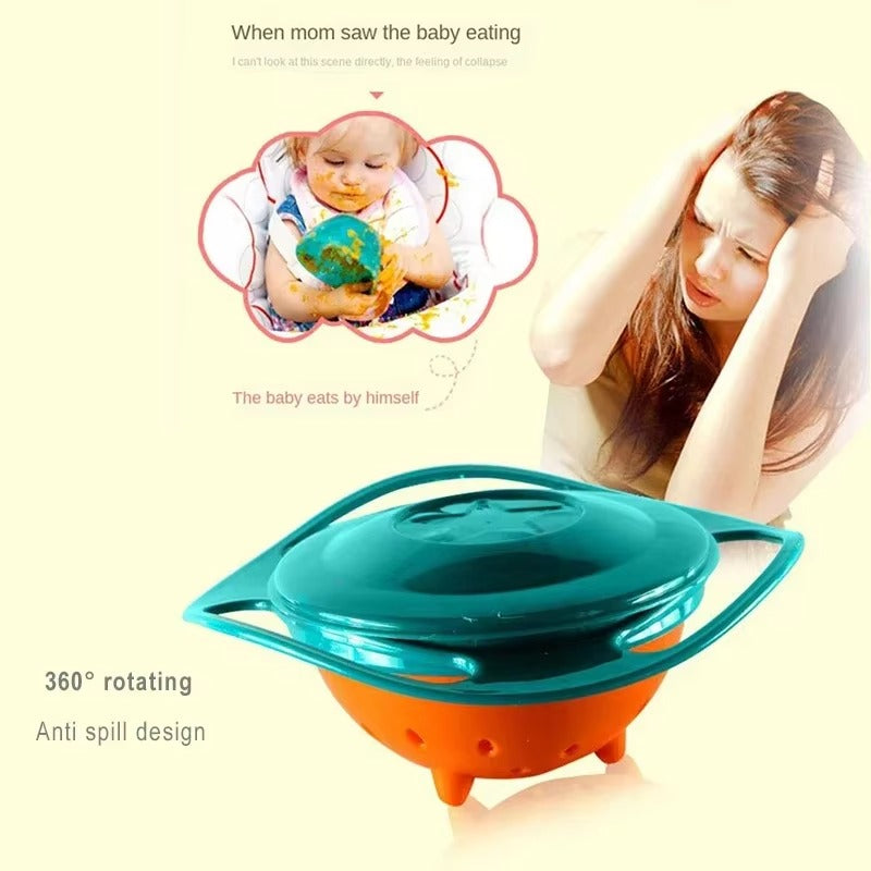OrbitBowl 360 Rotate Baby Training Dish