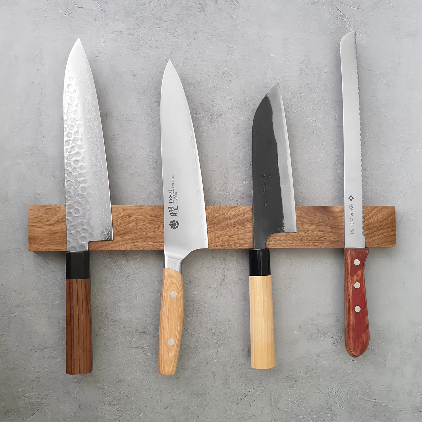 Magnetic Bamboo Knife Block Strip