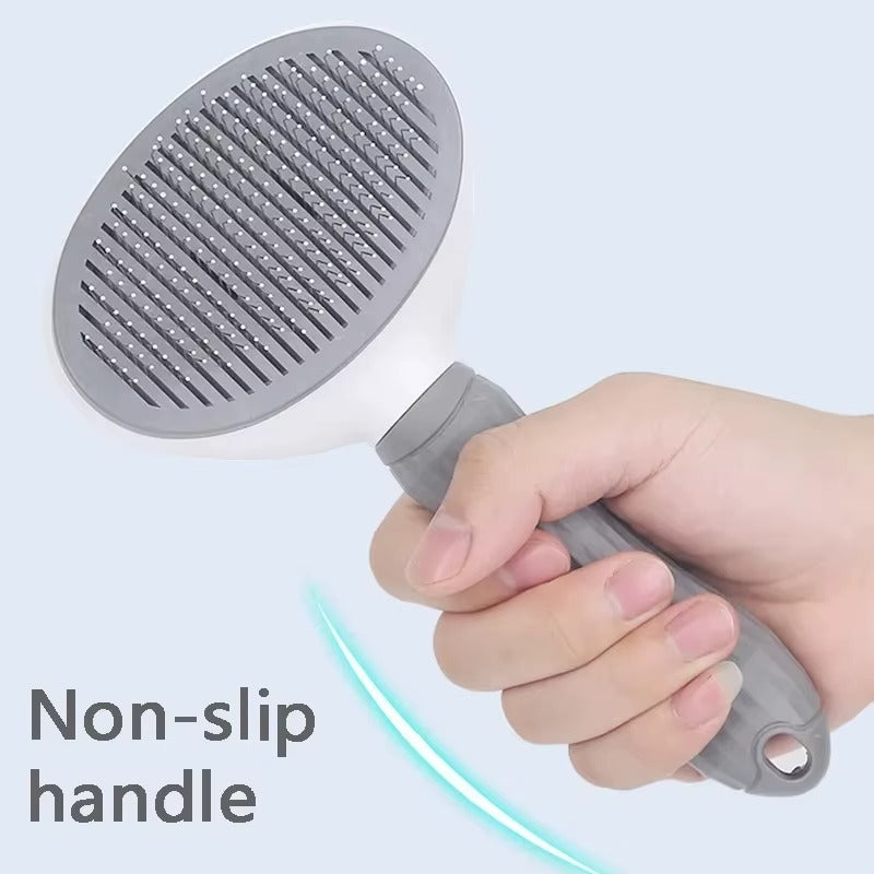 Self-Cleaning Electric Pet Brush