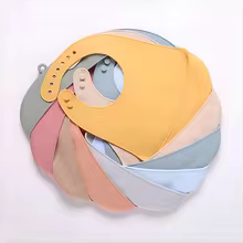 SiliconeBite Waterproof Baby Eating Bibs