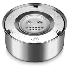 Splash-Free Floating Disk Dog Bowl