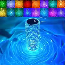 Crystal Diamond Touch Control Lamp
