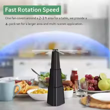Table Fly Fan Food Repellent