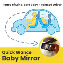 ClearSight Extra-Large Baby Car Mirror