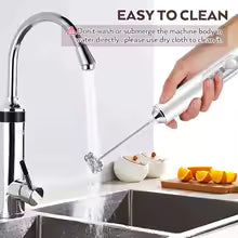 Electric Milk Frother Handheld Stand