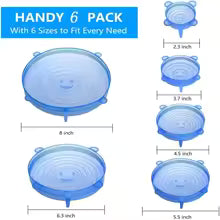 Silicone Stretch Lids Reusable Pack