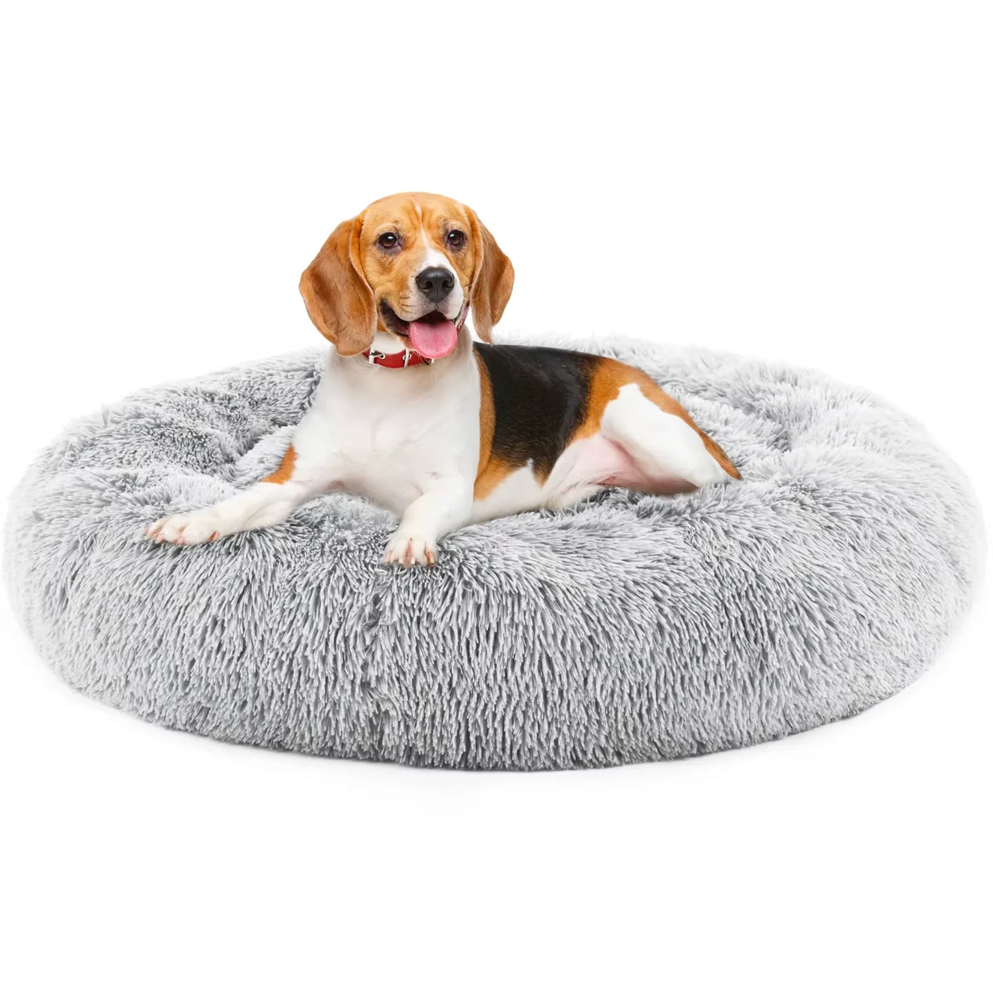 Calming Anxiety Shag Pet Bed