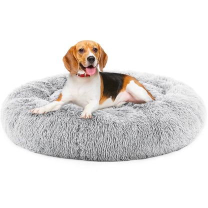 Calming Anxiety Shag Pet Bed