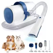 Pet Grooming Vacuum Clipper Kit