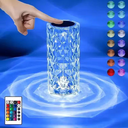 Crystal Diamond Touch Control Lamp