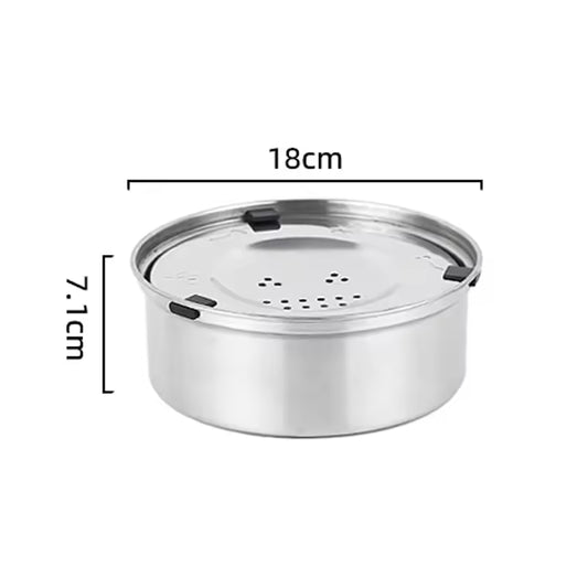 Splash-Free Floating Disk Dog Bowl
