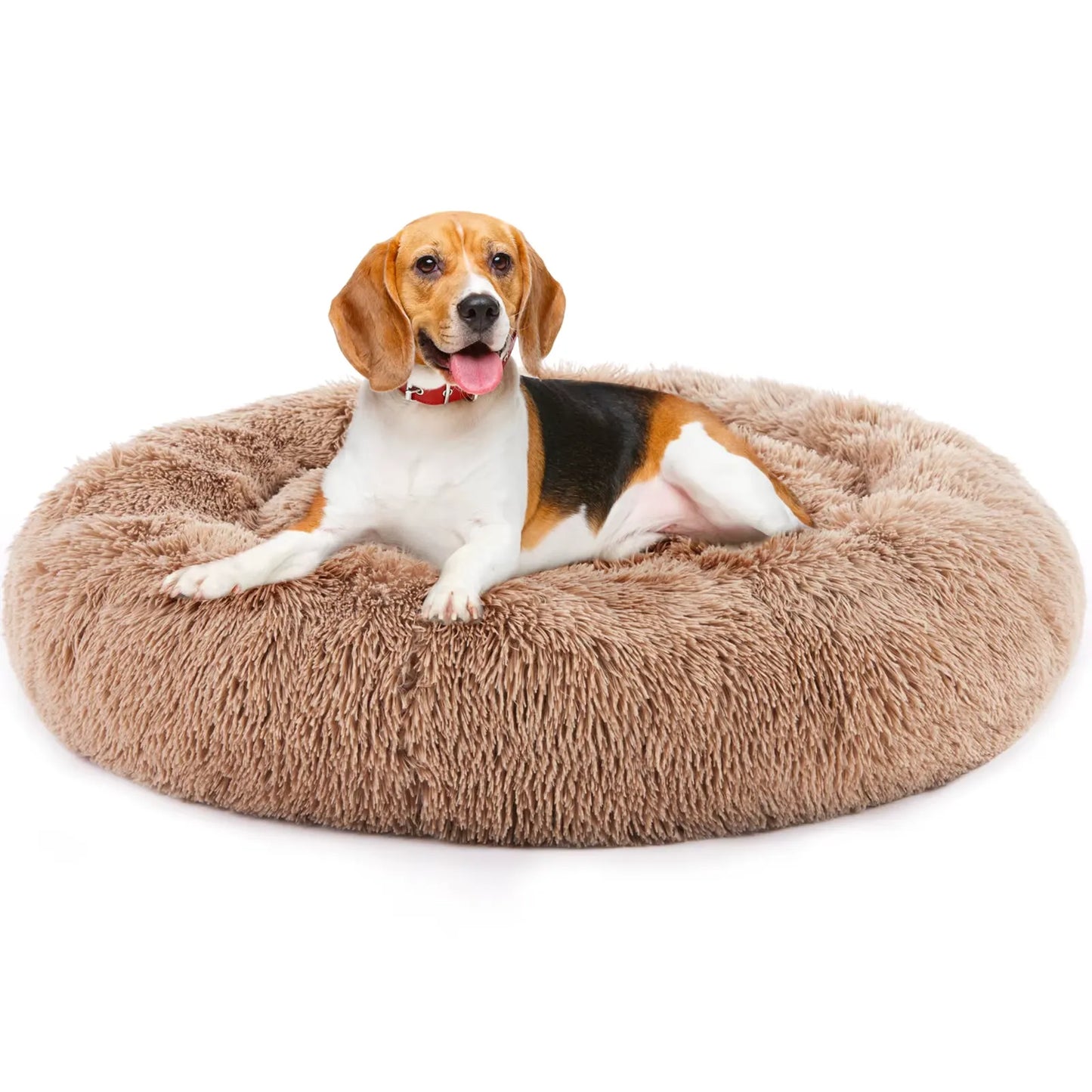Calming Anxiety Shag Pet Bed
