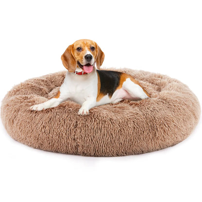 Calming Anxiety Shag Pet Bed