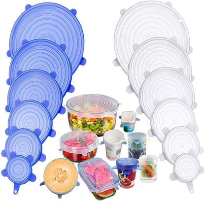 Silicone Stretch Lids Reusable Pack