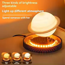 AeroSphere Levitating Saturn Moon Lamp