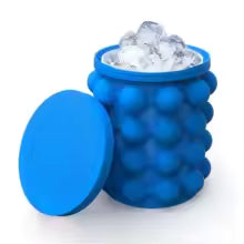1pc-Silicone Ice Cube Maker Portable Bucket