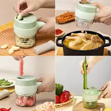 4 in 1 Handheld Electric Vegetable Cutter