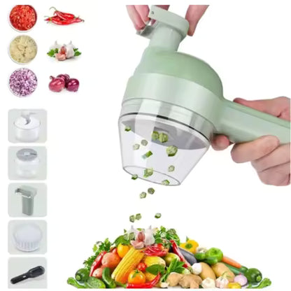 4 in 1 Handheld Electric Vegetable Cutter