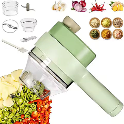 4 in 1 Handheld Electric Vegetable Cutter