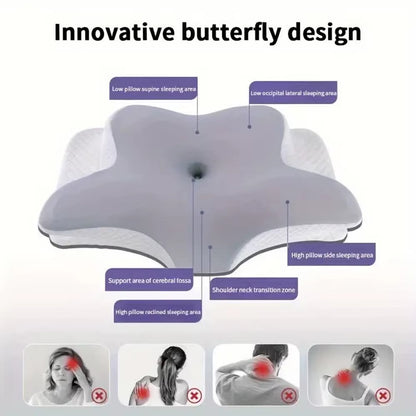 CervicalRest  Butterfly Memory Foam Pillow