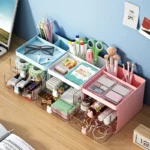 Small Desk Organizer with Drawer - Image 3